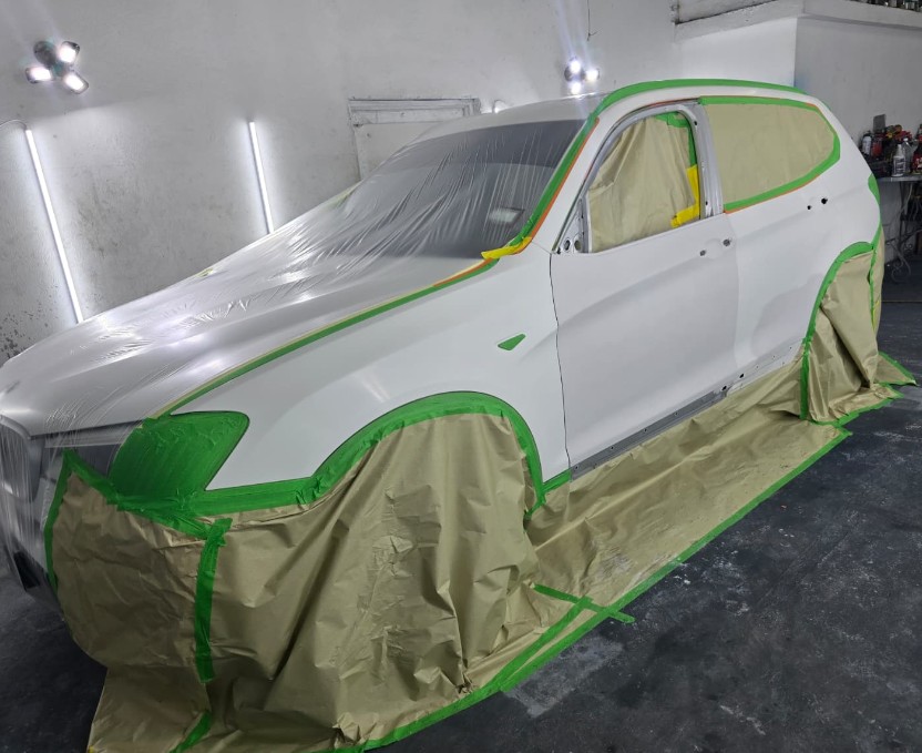 BMW X3 — during repair