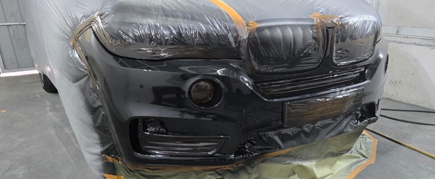 BMW front bumper cover — after