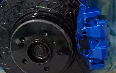 Calipers — during painting
